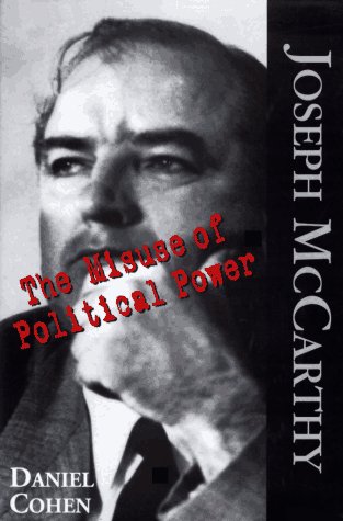 Book cover for Joseph McCarthy/Misuse Pol Pwr