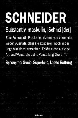 Book cover for Schneider Notizbuch