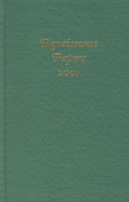 Book cover for Renaissance Papers 2001