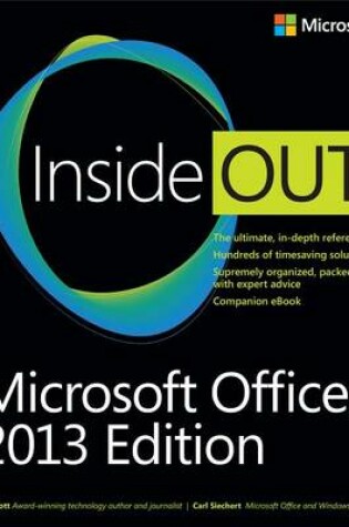 Cover of Microsoft Office Inside Out