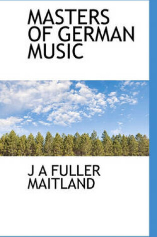 Cover of Masters of German Music