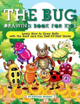 Book cover for The Bug Drawing Book for Kids