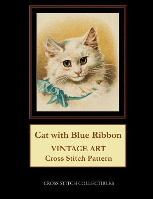 Book cover for Cat with Blue Ribbon