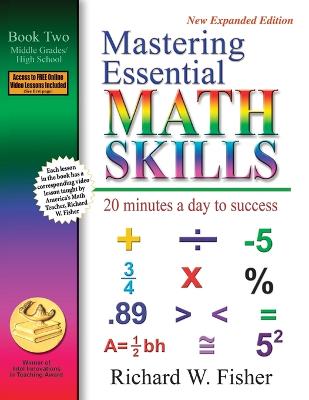 Book cover for Mastering Essential Math Skills, Book Two, Middle Grades/High School