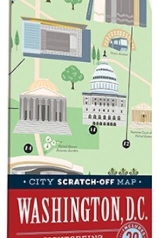 Cover of City Scratch-Off Map: Washington, D.C.