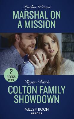 Book cover for Marshal On A Mission / Colton Family Showdown