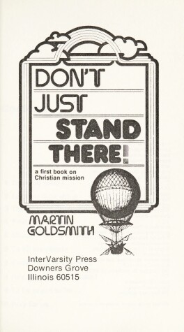 Book cover for Don't Just Stand There