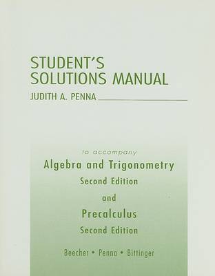 Book cover for Student Solution's Manual