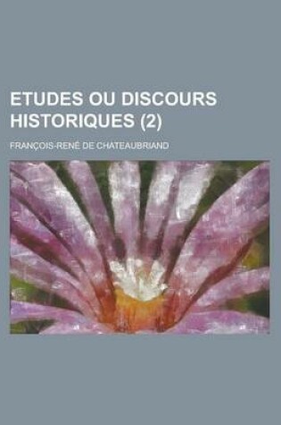 Cover of Etudes Ou Discours Historiques (2)