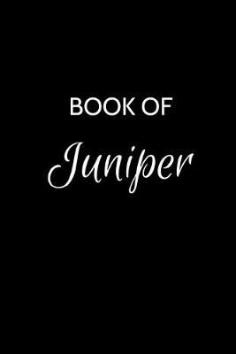 Book cover for Book of Juniper