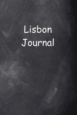 Book cover for Lisbon Journal Chalkboard Design