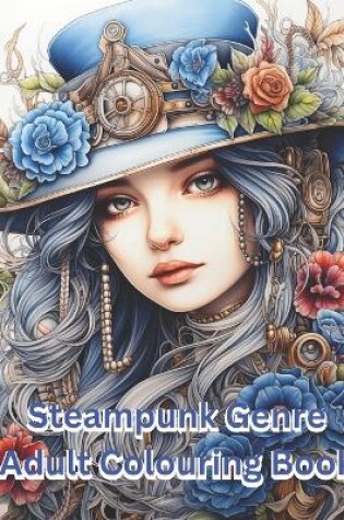 Cover of SteamPunk Genre Adult Coloring Book