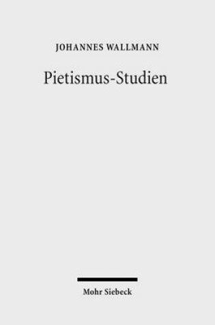 Cover of Pietismus-Studien