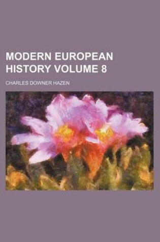 Cover of Modern European History Volume 8