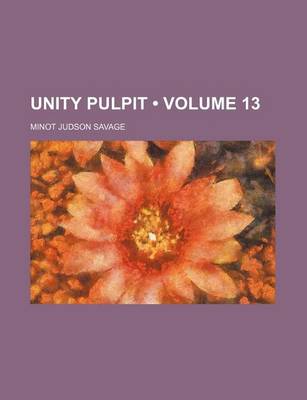 Book cover for Unity Pulpit (Volume 13)