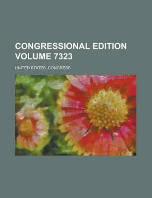 Book cover for Congressional Edition Volume 7323