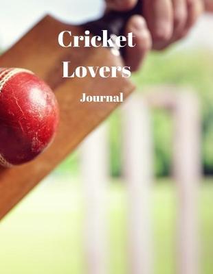 Book cover for Cricket Lovers Resolution Journal