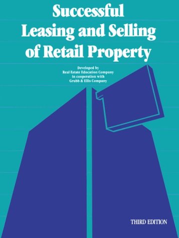 Book cover for Successful Leasing and Selling of Retail Property