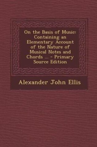 Cover of On the Basis of Music