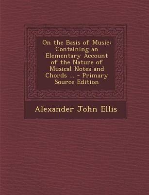 Book cover for On the Basis of Music