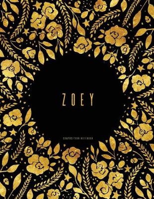 Book cover for Composition Notebook. Zoey