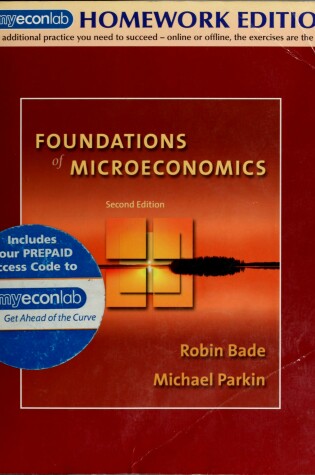 Cover of Foundations of Microeconomics Homework Edition