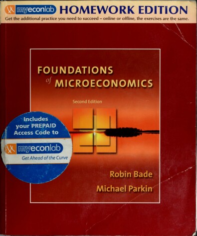Book cover for Foundations of Microeconomics Homework Edition