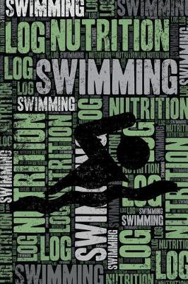 Book cover for Swimming Nutrition Log and Diary