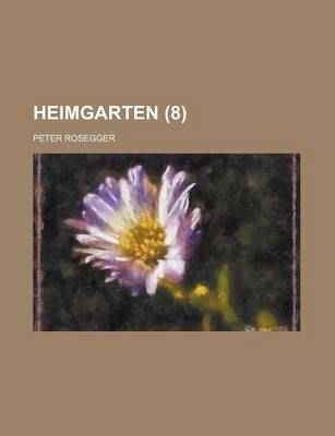 Book cover for Heimgarten (8)