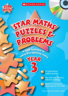 Book cover for Star Maths Puzzles and Problems Year 3