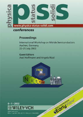 Book cover for Proceeding of the International Workshop on Nitride Semiconductors 2002