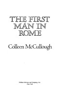 Book cover for First Man in Rome