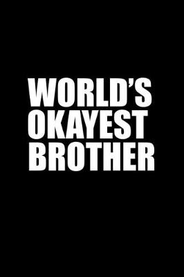 Book cover for World's okayest brother