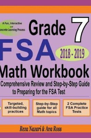 Cover of Grade 7 FSA Mathematics Workbook 2018 - 2019