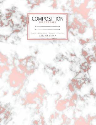 Book cover for Composition notebook Graph -Wide ruled - Dotted - Unruled