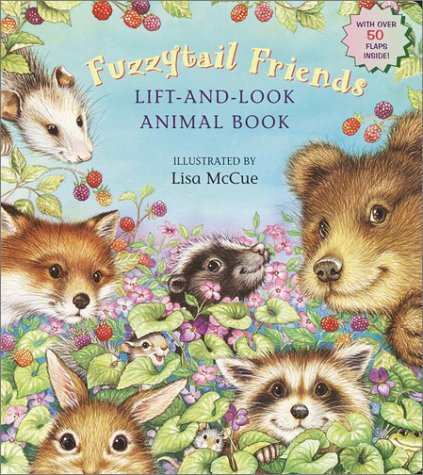 Book cover for Fuzzytail Friends Lift-and-Look Animal Book