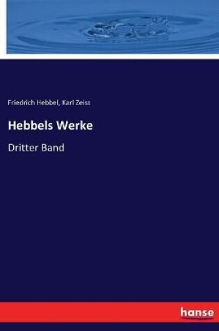 Cover of Hebbels Werke