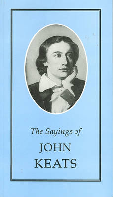 Book cover for The Sayings of Keats