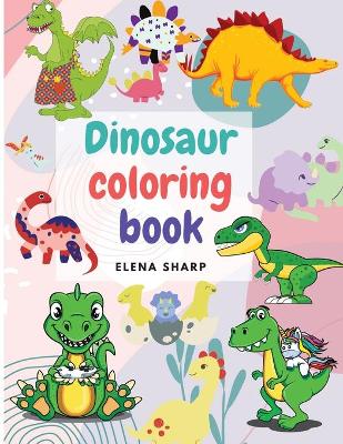 Book cover for Dinosaur coloring book