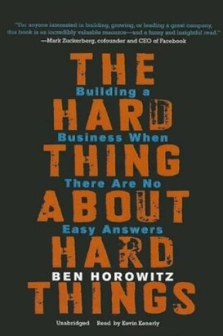 Cover of The Hard Thing about Hard Things