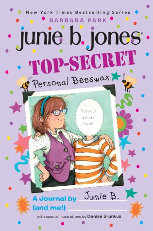 Cover of Top-Secret, Personal Beeswax: A Journal by Junie B. (and Me!)