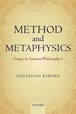 Book cover for Method and Metaphysics