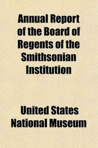 Cover of Report of the Board of Regents (Volume 1909)