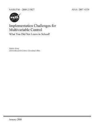 Cover of Implementation Challenges for Multivariable Control