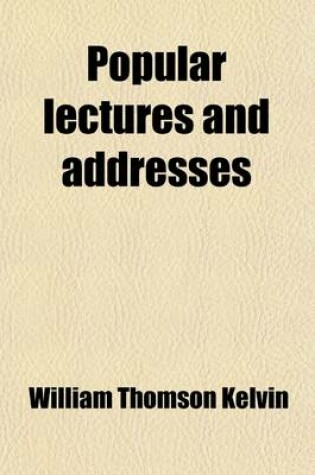 Cover of Popular Lectures and Addresses (Volume 1)