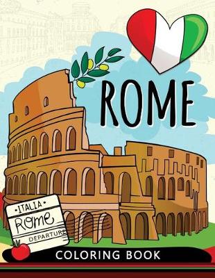 Book cover for Rome Coloring Book