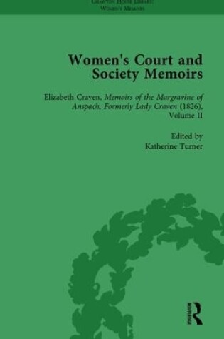 Cover of Women's Court and Society Memoirs, Part II vol 9