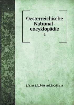 Book cover for Oesterreichische National-encyklopädie 3