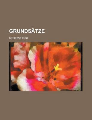 Book cover for Grundsatze