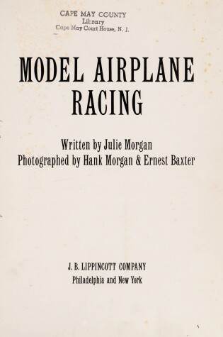 Cover of Model Airplane Racing